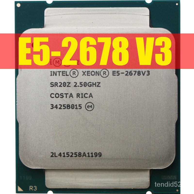 Intel Xeon Processor E5 2678 V3 CPU 2.5G Serve CPU LGA 20113 e52678