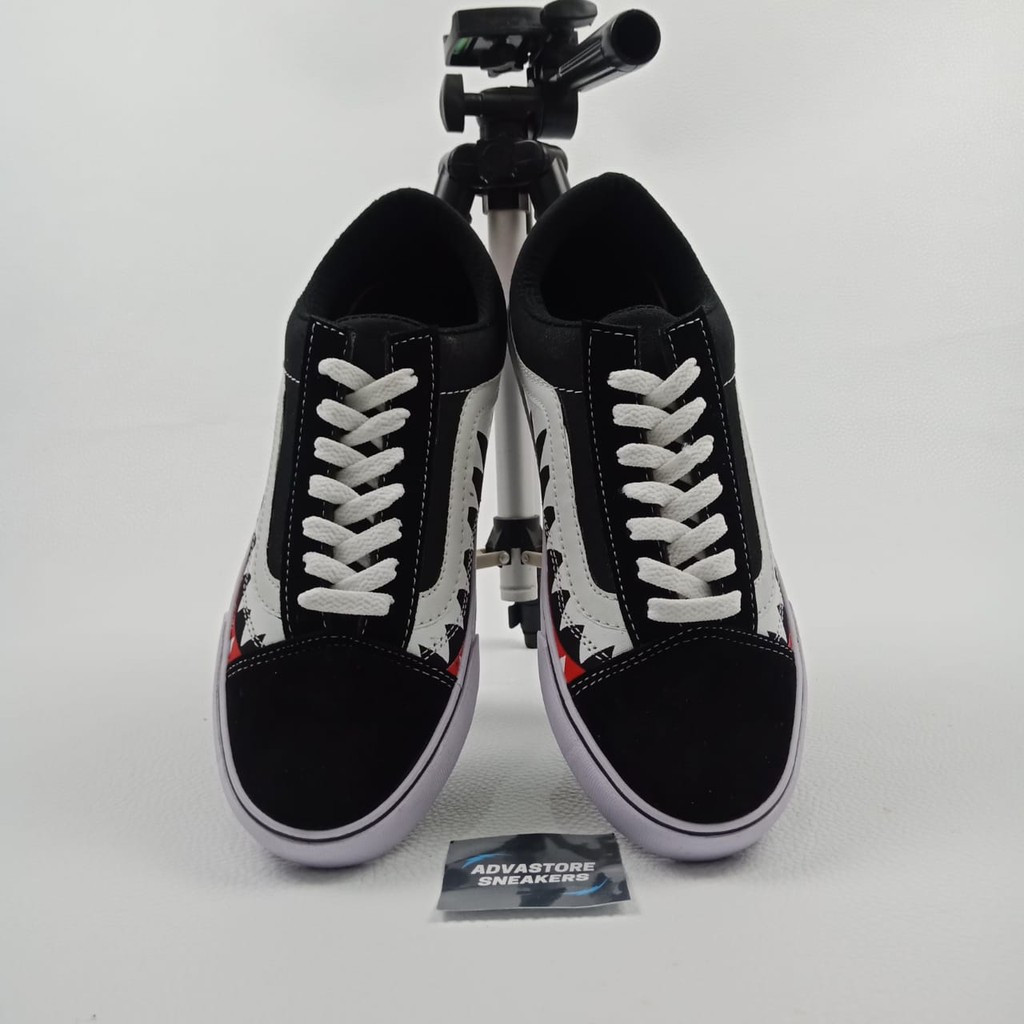 vans old skool bape shark