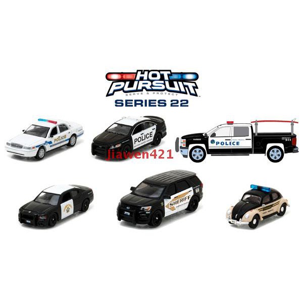 greenlight hot pursuit police cars