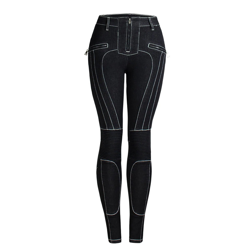 back zipper jeans plus size