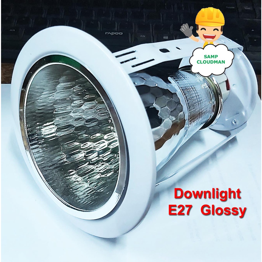 Firefly Downlight E27 Glossy Type 4" or 6" Recessed Downlight Pinlight