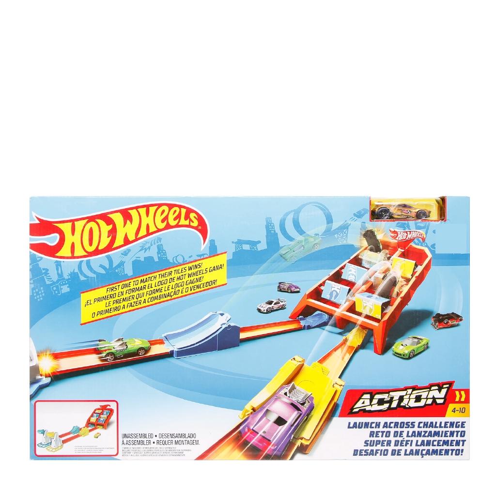 hot wheels action launch across challenge