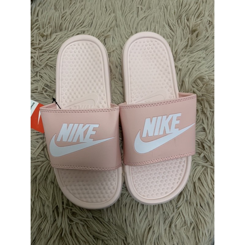 women's nike double strap slides