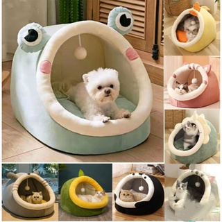 Cat Bed Removable Washable Cat Dog House Indoor Warm Comfortable Pet Dog Bed Pet Nest