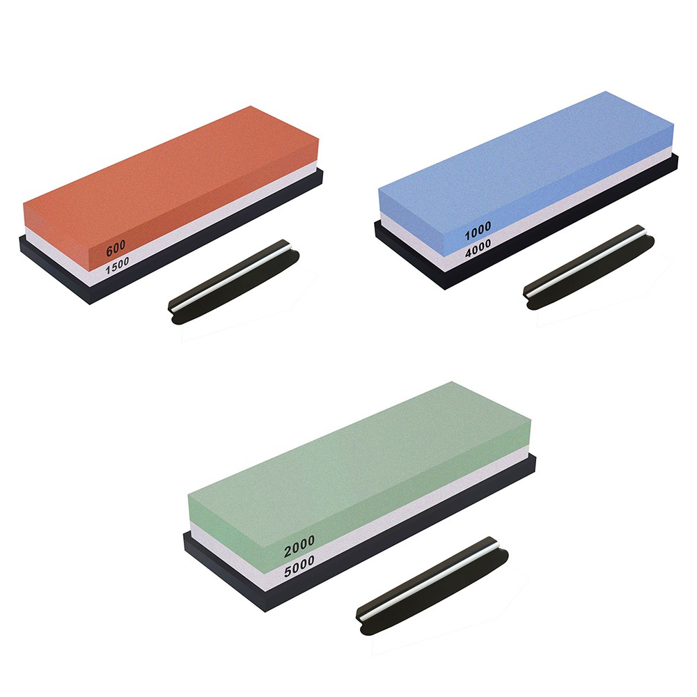 Whetstone Double Sided Knife Sharpening Stone Set 00 5000 Shopee Philippines