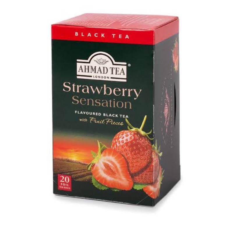 Ahmad Tea Strawberry Sensation, 20 Teabags | Shopee Philippines