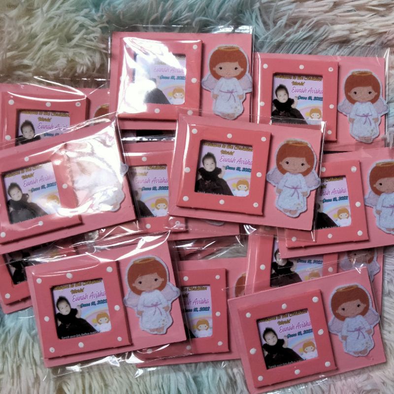 DIY.Angel Theme, frame Giveaways souvenir Shopee Philippines