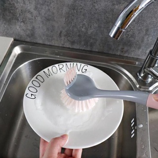 Kitchen Durable Bowl Plate Long Handle Brush Decontamination Dishwashing Brush Cleaning Tool #6