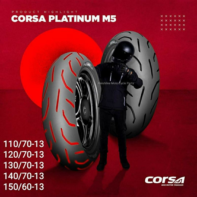 Corsa M5 Size 13 Platinum Series Motorcycle Tire Yamaha NMAX Tires