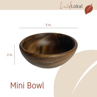 Luid Lokal Pinch Bowl Dip Sauce Salsa Ketchup Acacia Wood Shopee Philippines