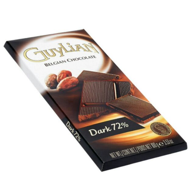 Dark 72% GUYLIAN Belgian Chocolate 100g | Shopee Philippines