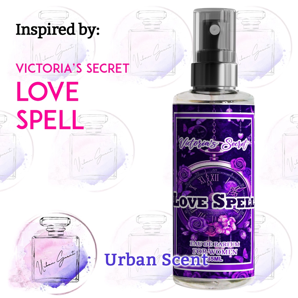URBAN SCENT Victoria's Secret Love Spell Inspired Oil Based Perfume ...