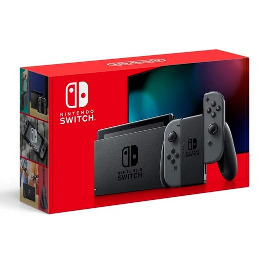 NINTENDO SWITCH V2 CONSOLE WITH GRAY 