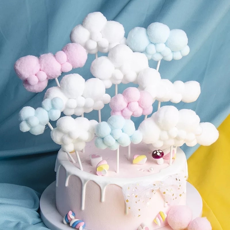cloud cake topper for baby shower theme
