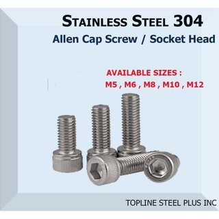 A2 STAINLESS STEEL SOCKET BUTTON DOME HEAD ALLEN SCREW BOLTS M5 x 20MM 0.8P x 10 