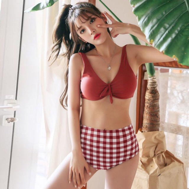 korean two piece swimsuit