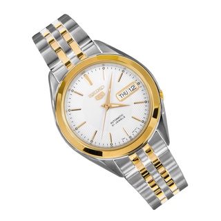 （Selling）Seiko 5 Expensive 24K1 Day & Date 21 Jewels Auto Hand Movement White Dial Men's Watch(Two-T #2