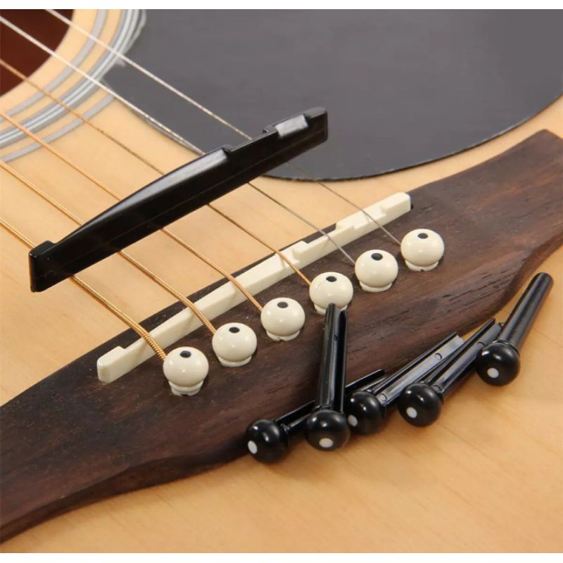 Acoustic 6 string Saddle Guitar Black Shopee Philippines