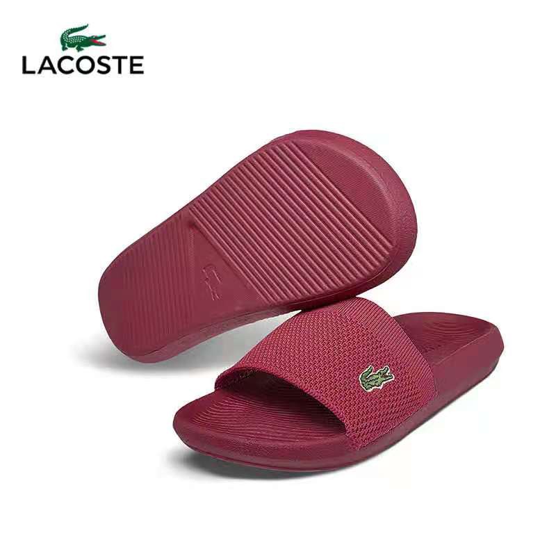 lacoste slippers for men