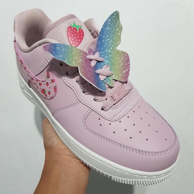 strawberry air force ones