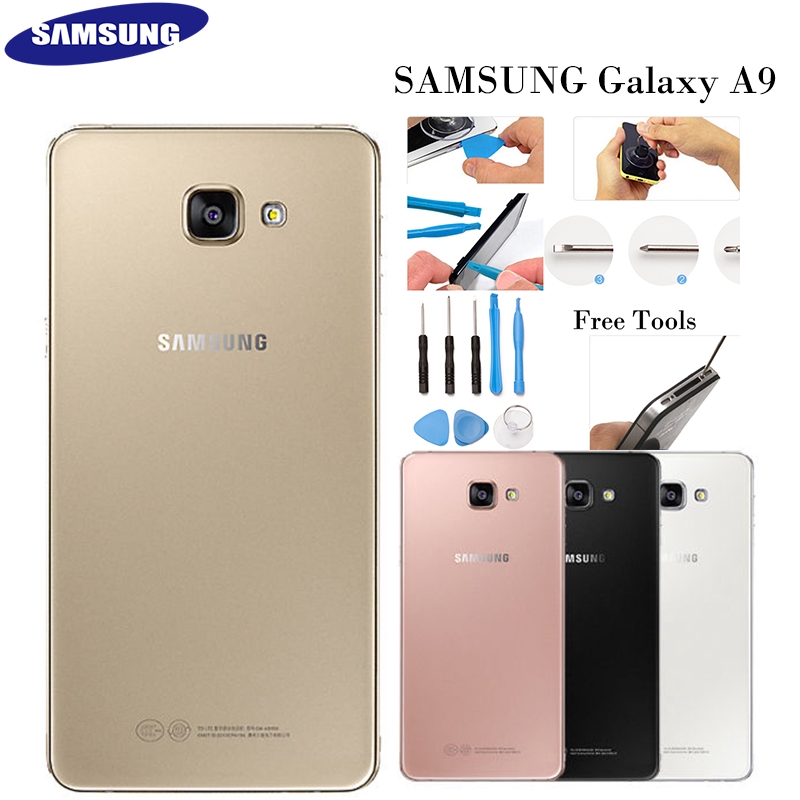 Original Samsung Galaxy A9 PRO 2016 SM-A9100 Glass Housing Battery Back  Cover Rear Door Case Replace | Shopee Philippines