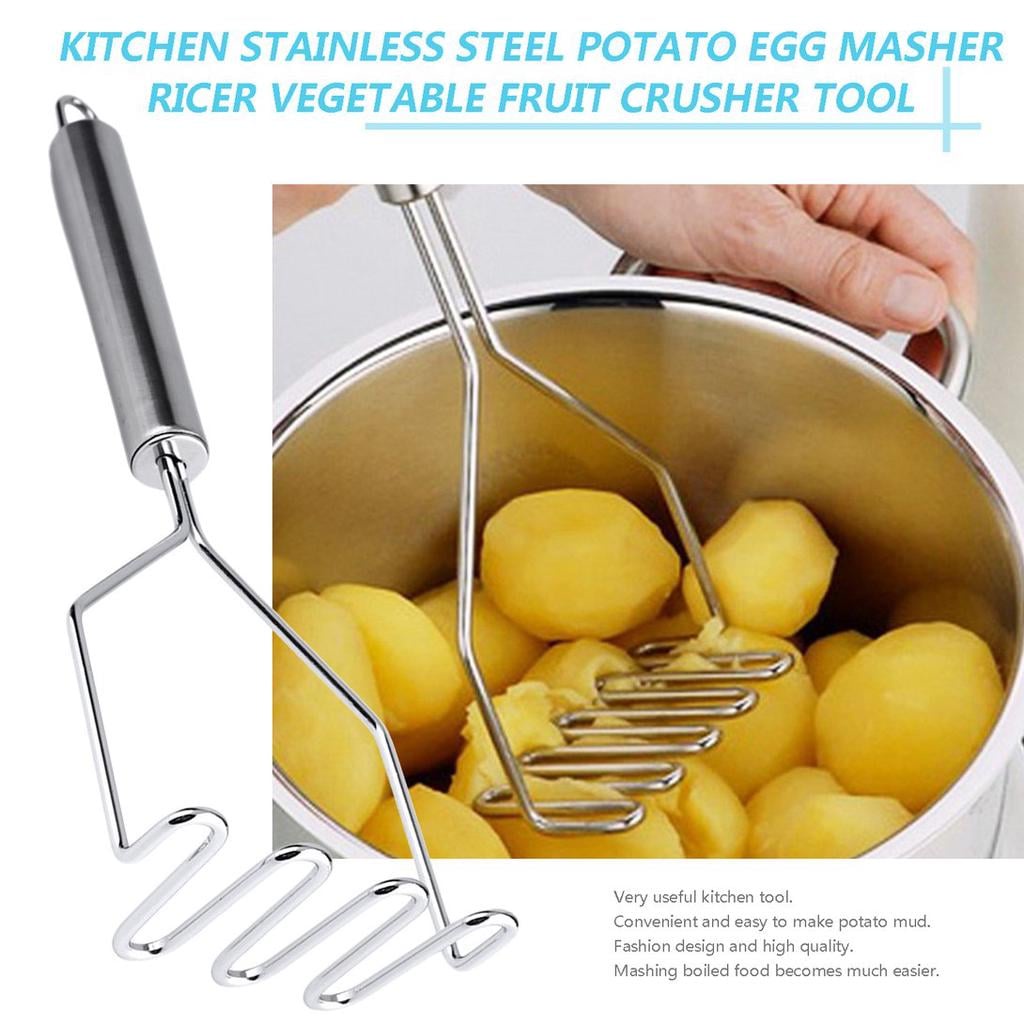 Stainless Steel Potato Masher Practical Kitchen Gadgets Potato Ricer Press