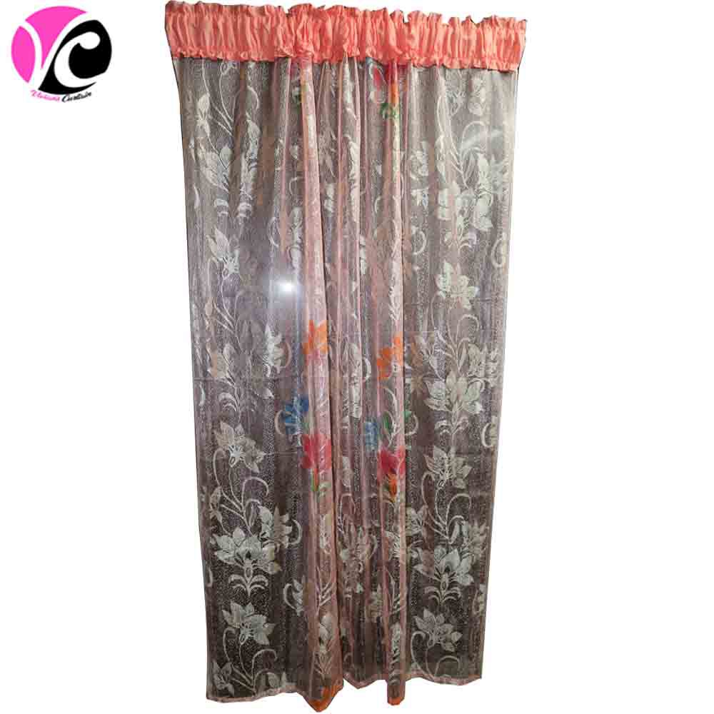 Maristela Sheer Curtain Single Panel Peach Shopee Philippines