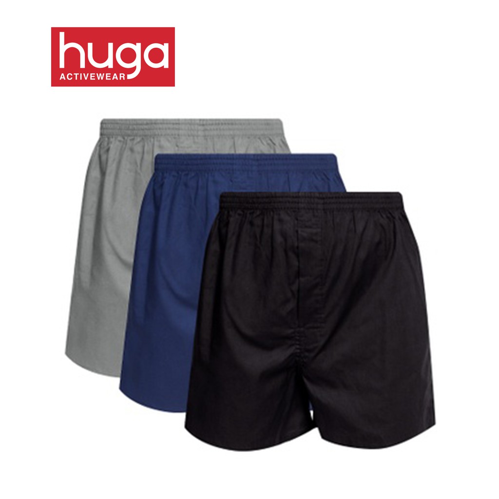 woven cotton boxer shorts