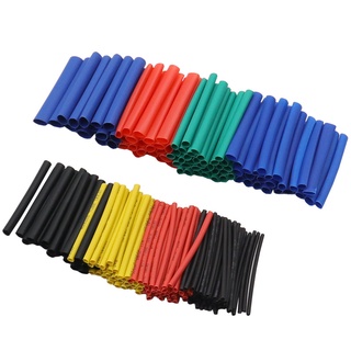 164pcs  Polyolefin Heat Shrink Tube Wrap Wire Cable Insulated Sleeving Tubing Set #3