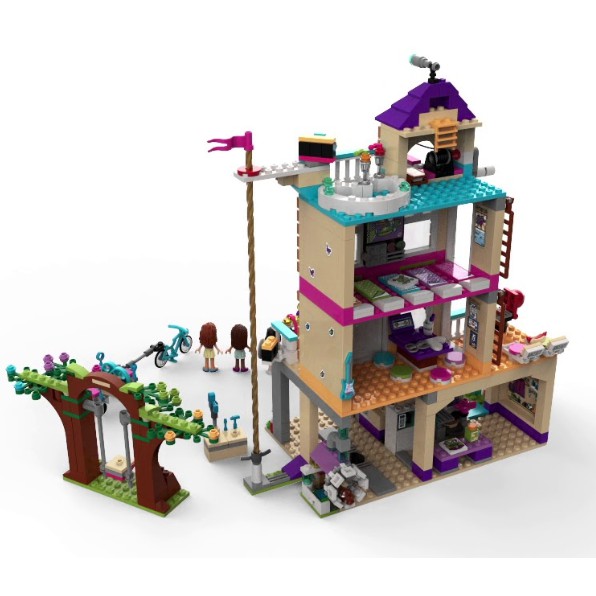 lego friends converted fire station