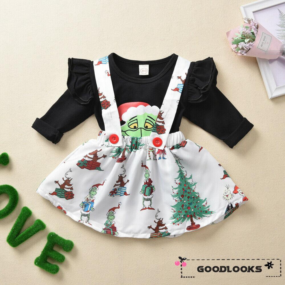 christmas suspender skirt