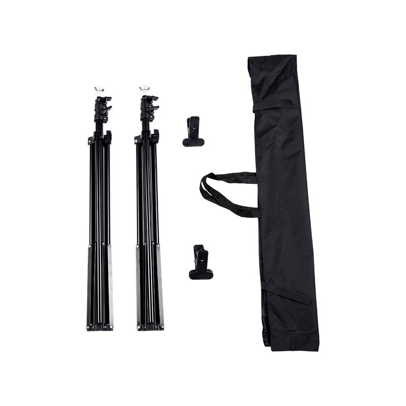 【COD】 2x2m 200x200cm 6x6ft Heavy Duty Background Stand Backdrop Support System Kit with Carry #9