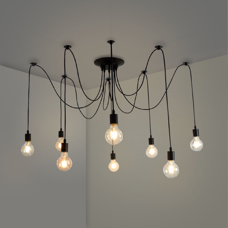 Vintage Multi Branch Ceiling Lamp Pendant For Decorative Lighting