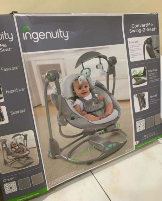 ingenuity convertme 2 in 1 baby swing to seat