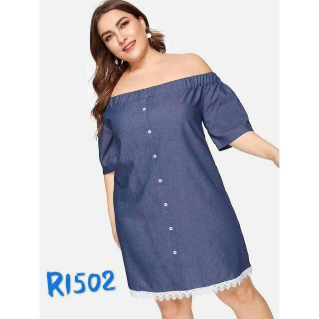 shopee denim dress