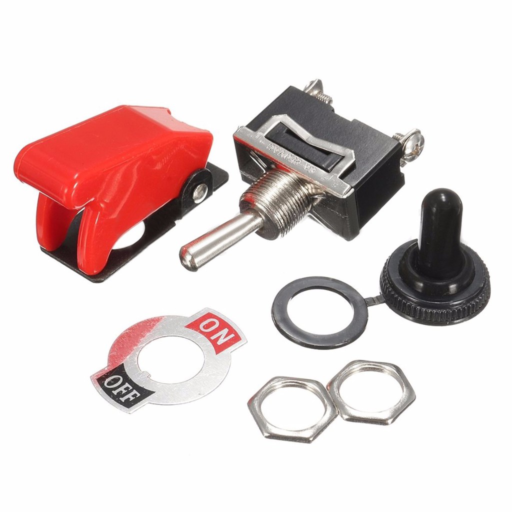 3Pcs Heavy Duty Toggle Switch Flick ON/OFF Momentary Car Dash