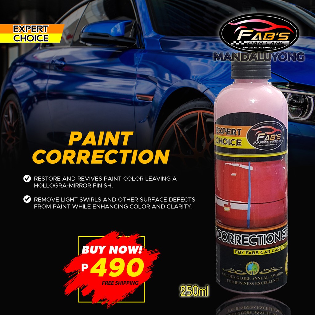 Fabs Car Care Paint Correction Step 1 250ml Shopee Philippines