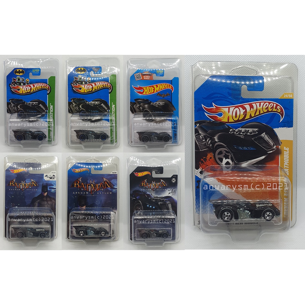 Hot Wheels Batman Arkham Asylum Batmobile US Card | Shopee Philippines