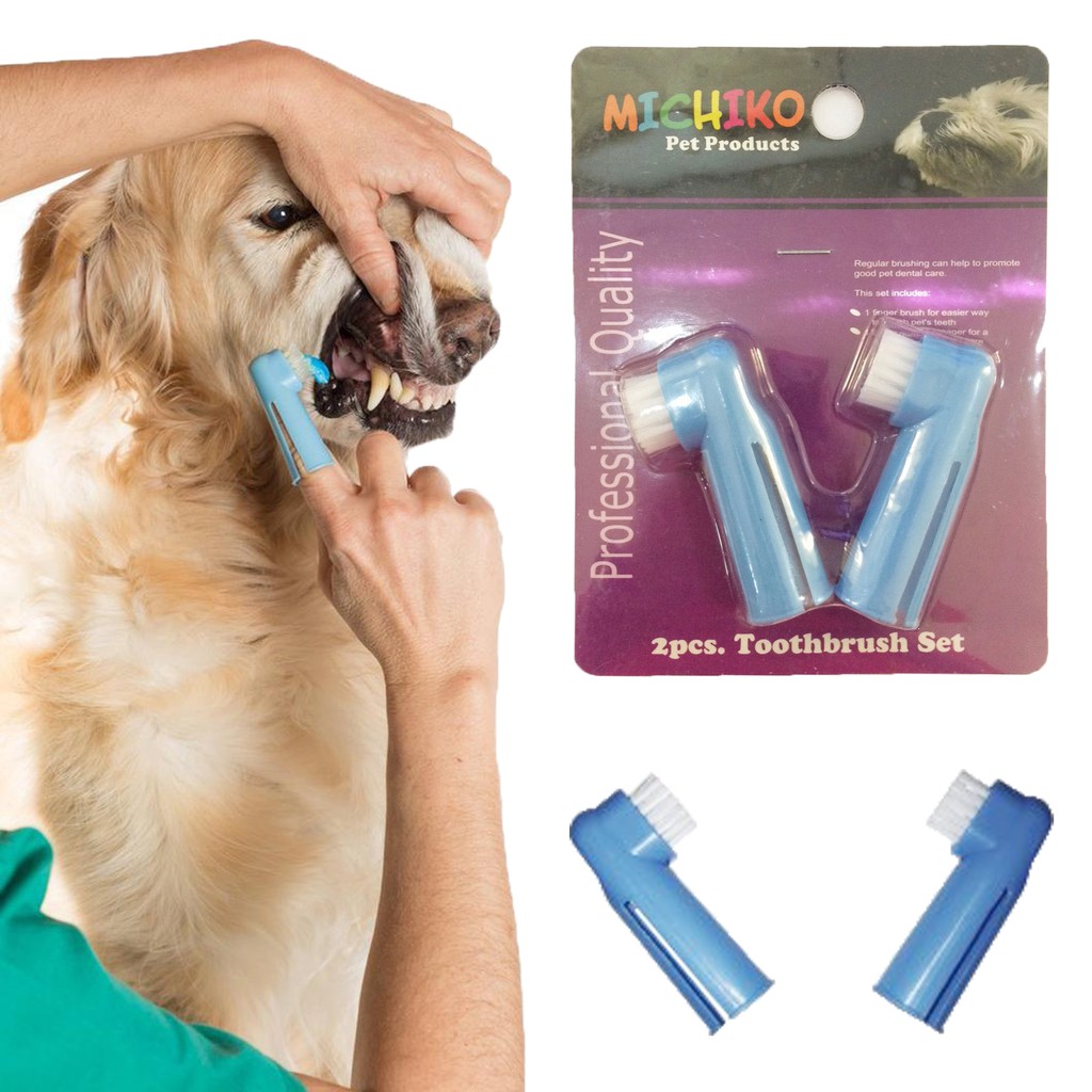 canine finger toothbrush