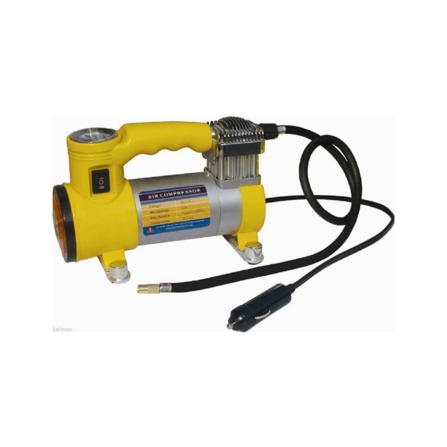 Portable Heavy Duty Car Air Compressor (Yellow) Marvelous | Shopee ...