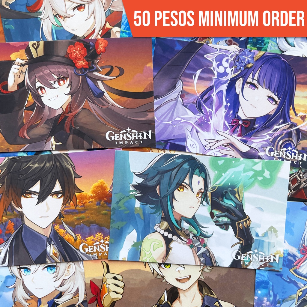 NO BACKPRINT] Genshin Impact ID Cards | Shopee Philippines