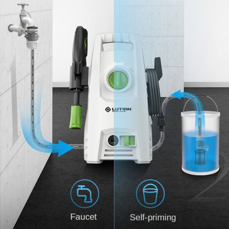 【In Stock】Portable High Pressure Washer 1200W Super Power Cleaner Water Jet Sprayer Car Washer
