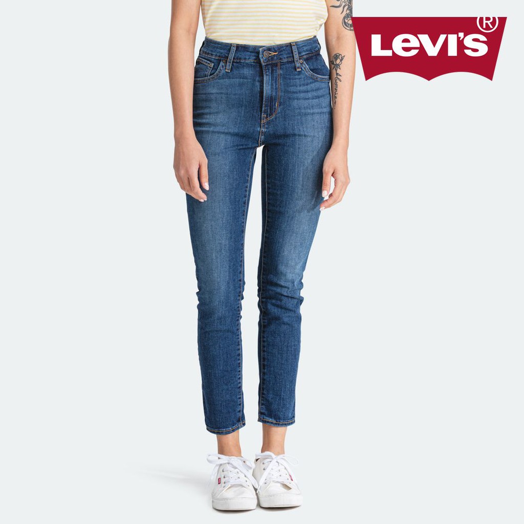 Levi's 721 High Rise Ankle Skinny Jeans 