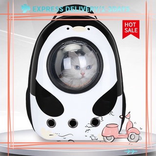 [delivery in 1-3 days]☆Pet Carrier Bag Portable Pet Outdoor Cat Travel Backpack Capsule Dog Cat Tran