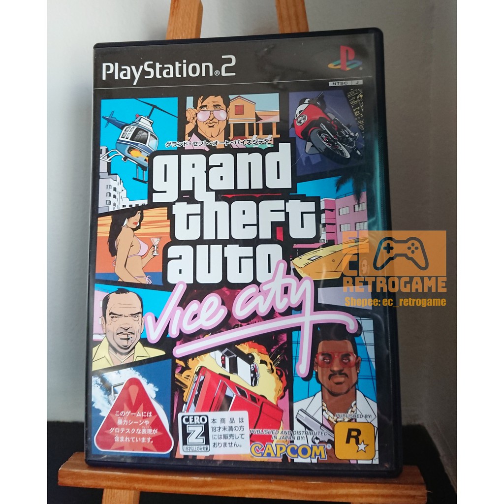 Grand Theft Auto: Vice City Original NTSC-J Playstation 2 PS2 Game ...