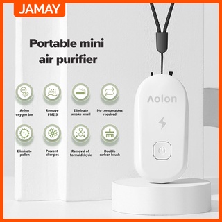 Jamay 2022 New M3 Personal Rechargeable Portable Air Purifier Necklace Negative Ion Generator Purifies Eliminates Bacteria
