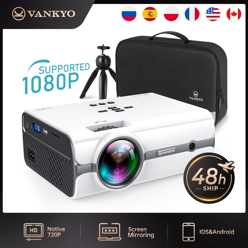 VANKYO Leisure 410 Projector 170 Inch 3600 1080P Mini Projector 40000