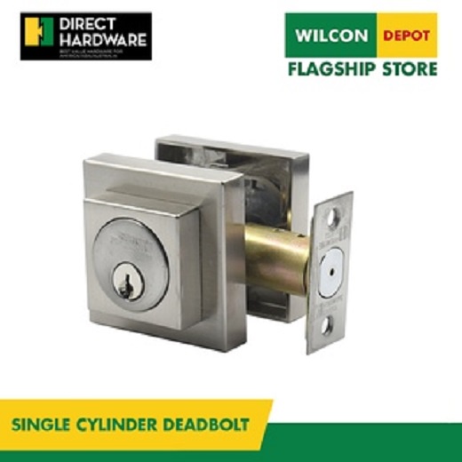 DIRECT HARDWARE Single Cylinder Deadbolt Door Lock TL D501SN by Wilcon