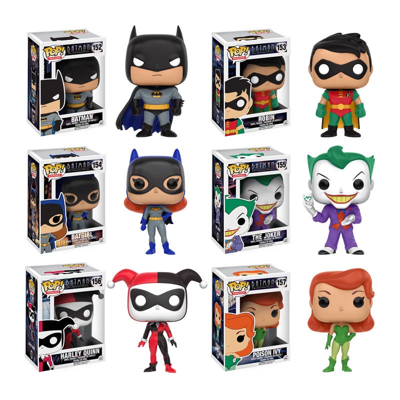 Funko Pop Batman Robin Batgirl Joker Harley Quinn Poison Ivy | Shopee  Philippines