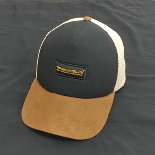 18-22cm Adjustable Suede Black Brown Trucker Cap for Men #4